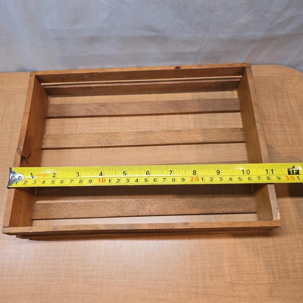 Two Wooden Organizing Boxes Shelves‎ Storage 11